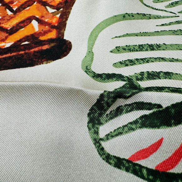 Tory Burch scarf floral flower print - Picture 11 of 12